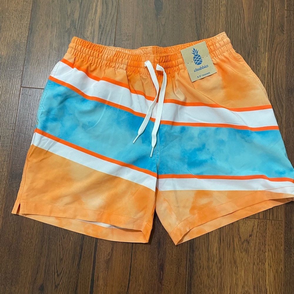 Cubbbies swim shorts. 5.5” inseam, brand new with tags.